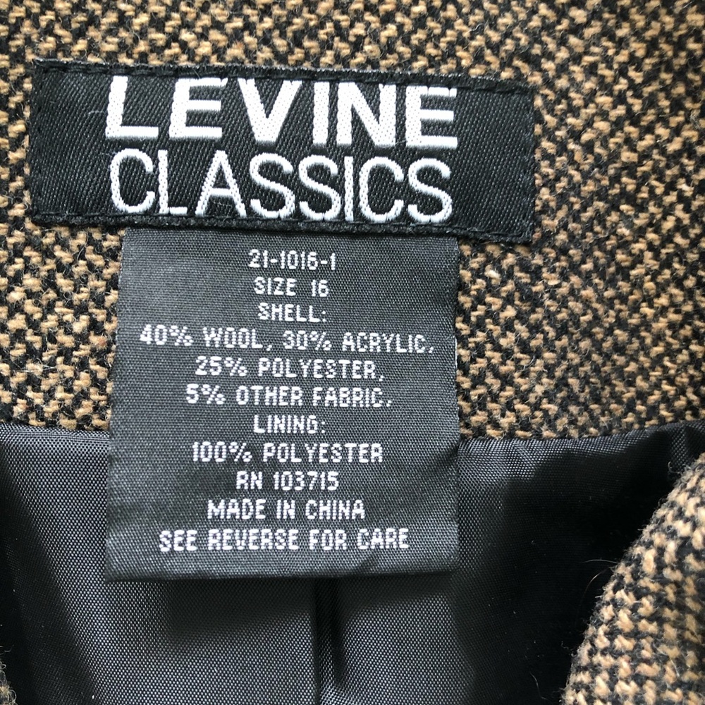 Levine Classics Houndstooth Blazer - image 4